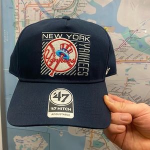 NWT NYC Yankees navy blue adjustable New York 47 brand cap